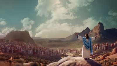 Easter Story Sermon on the Mount Still